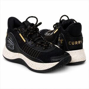Under Armour sz. 6Y Curry Black Athletic Sneakers Speckled Sole Basketball Shoes